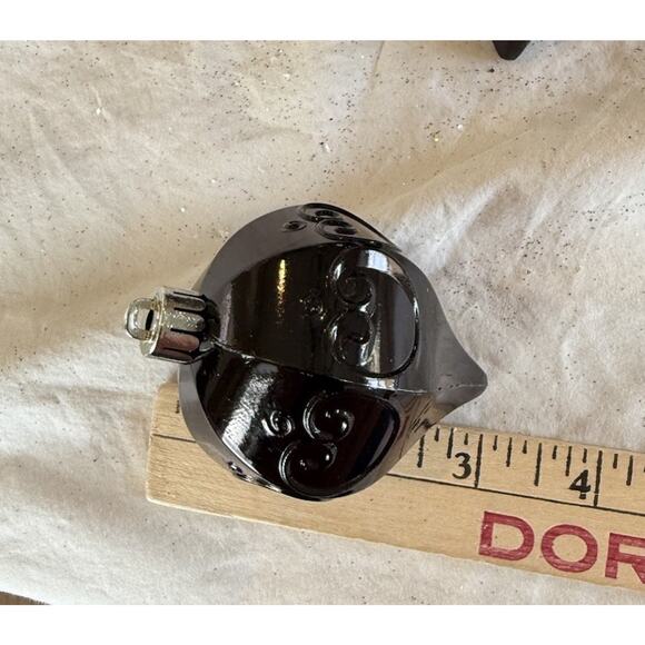 25 Black White Christmas Tree Ornament Assortment 22 Shatterproof 3 Glass Asst - Picture 9 of 9